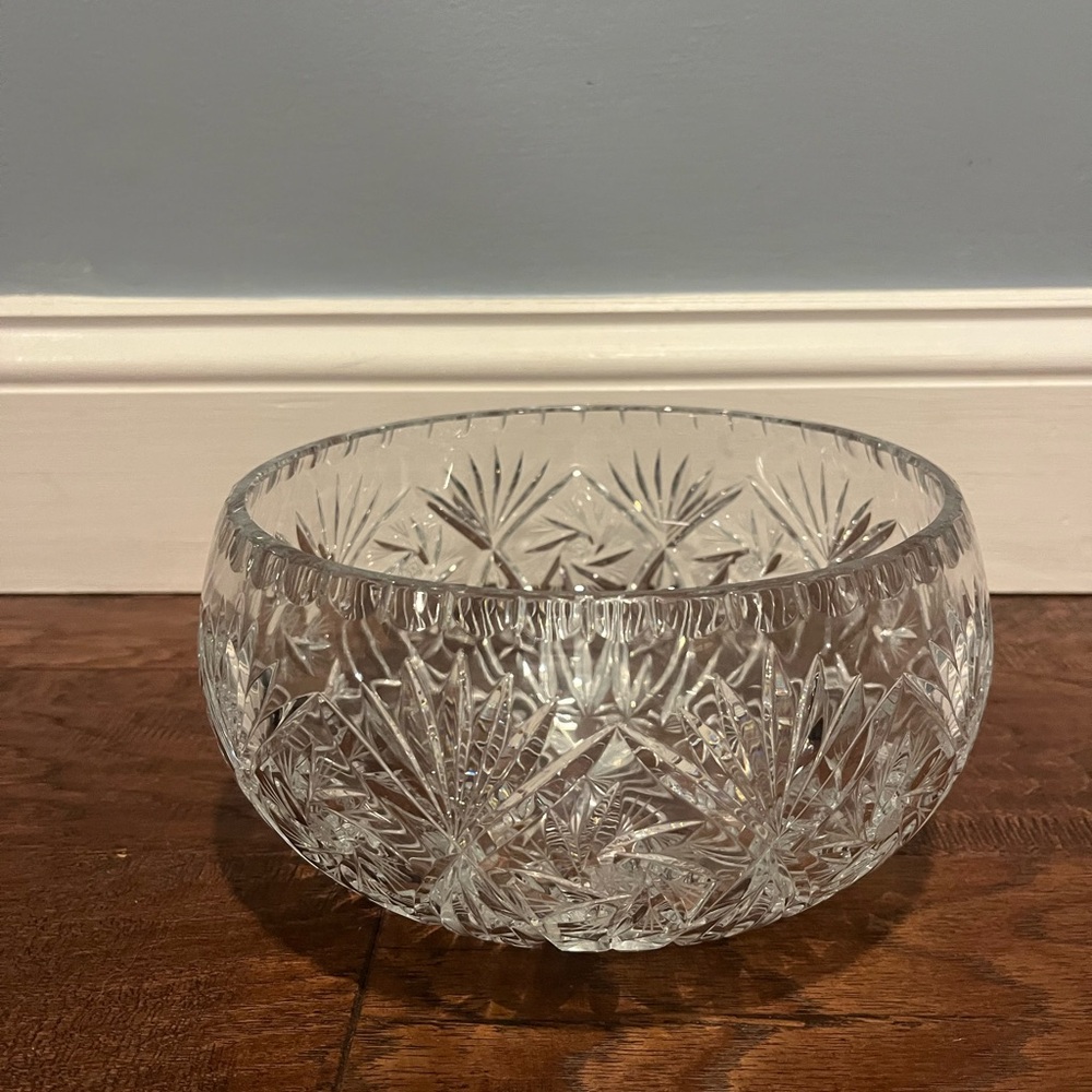 Waterford Crystal Clear Cut Glass Bowl